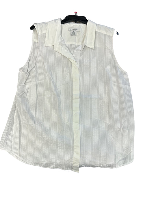 Blouse Sleeveless By Liz Claiborne  Size: Xl