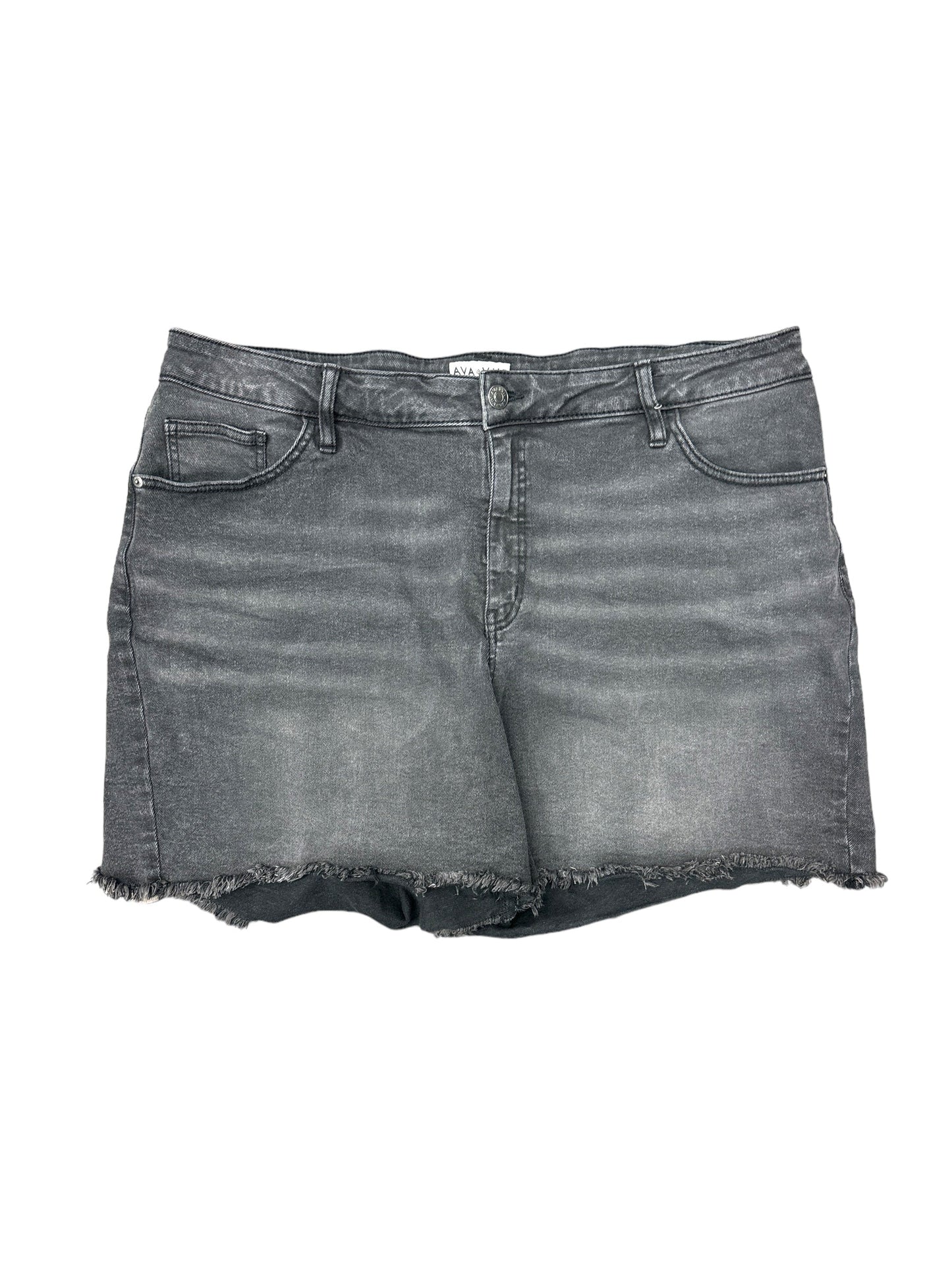 Grey Shorts Ava & Viv, Size 20w