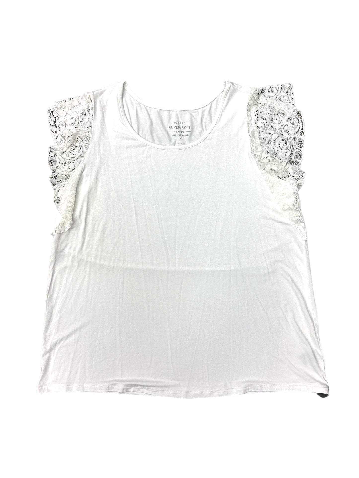 White Top Sleeveless Torrid, Size 2x