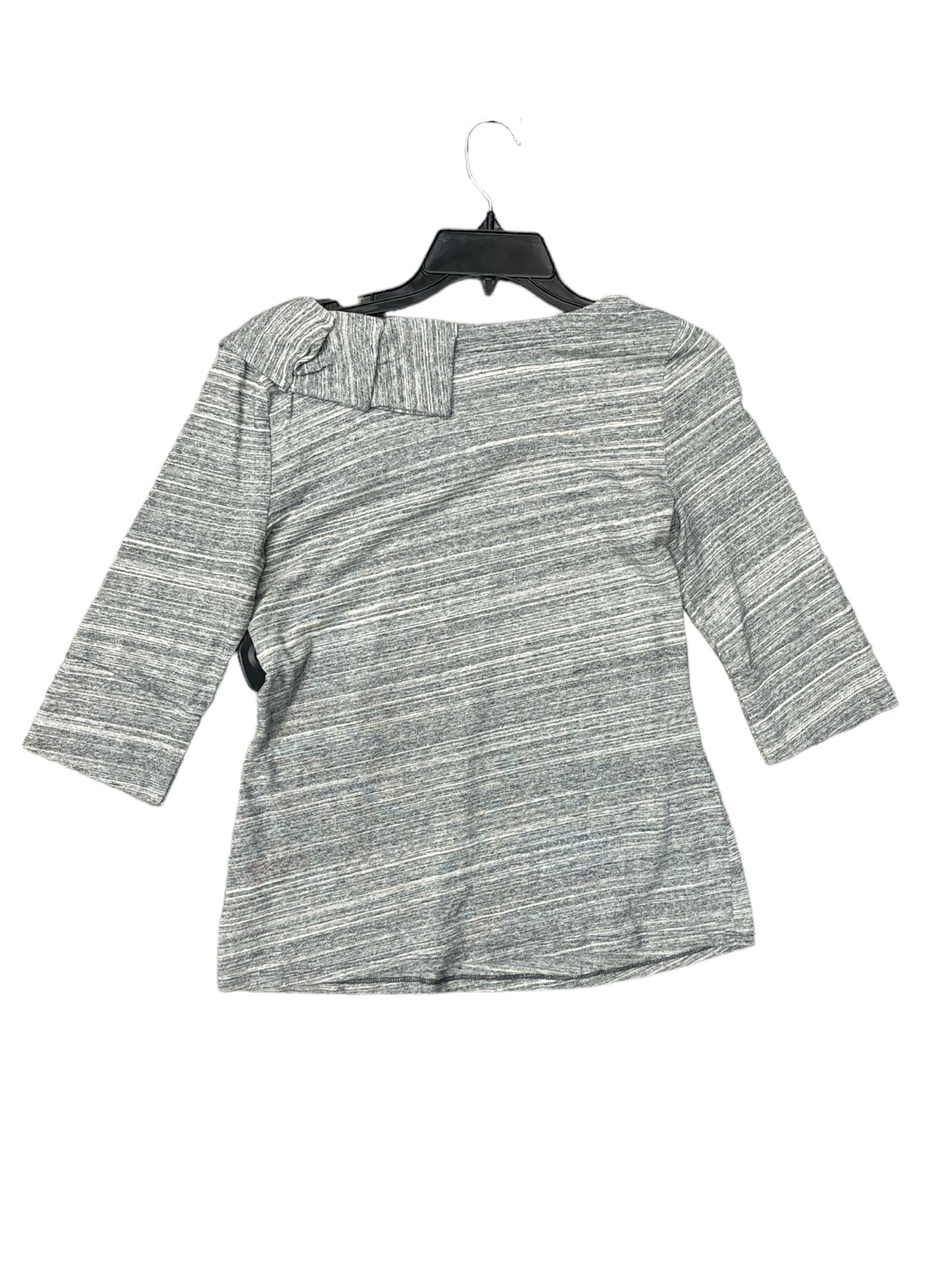 Grey Top 3/4 Sleeve Anthropologie, Size M