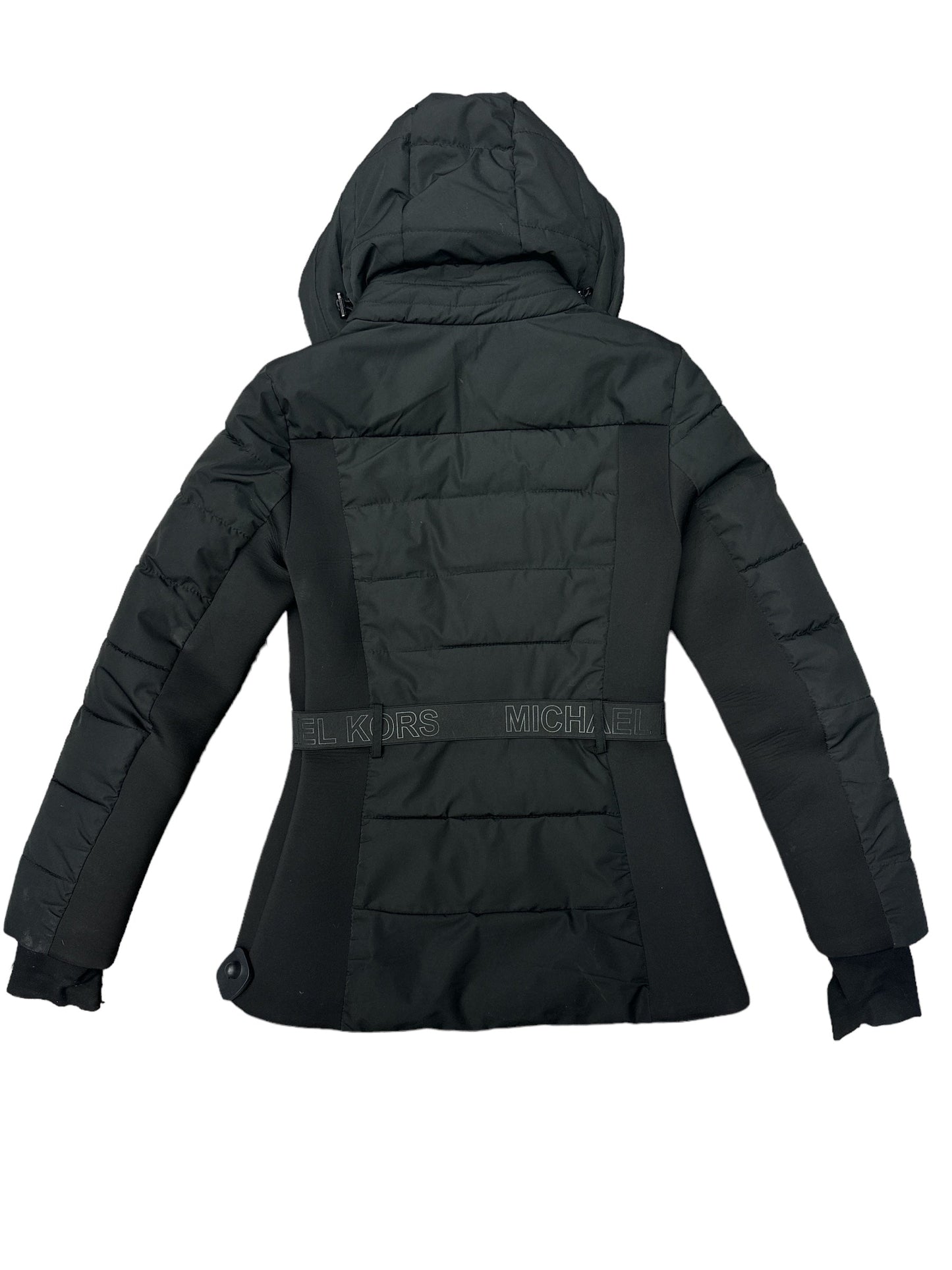 Black Coat Designer Michael By Michael Kors, Size S