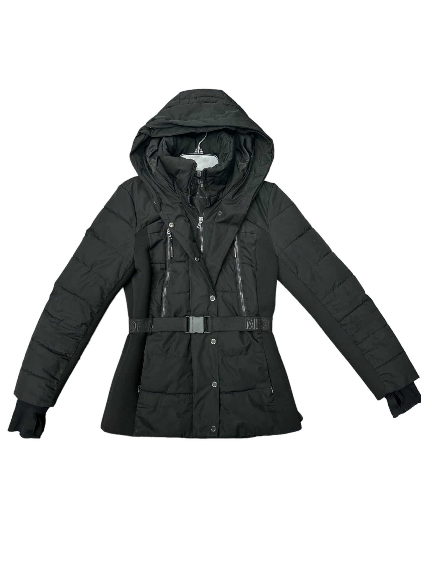 Black Coat Designer Michael By Michael Kors, Size S