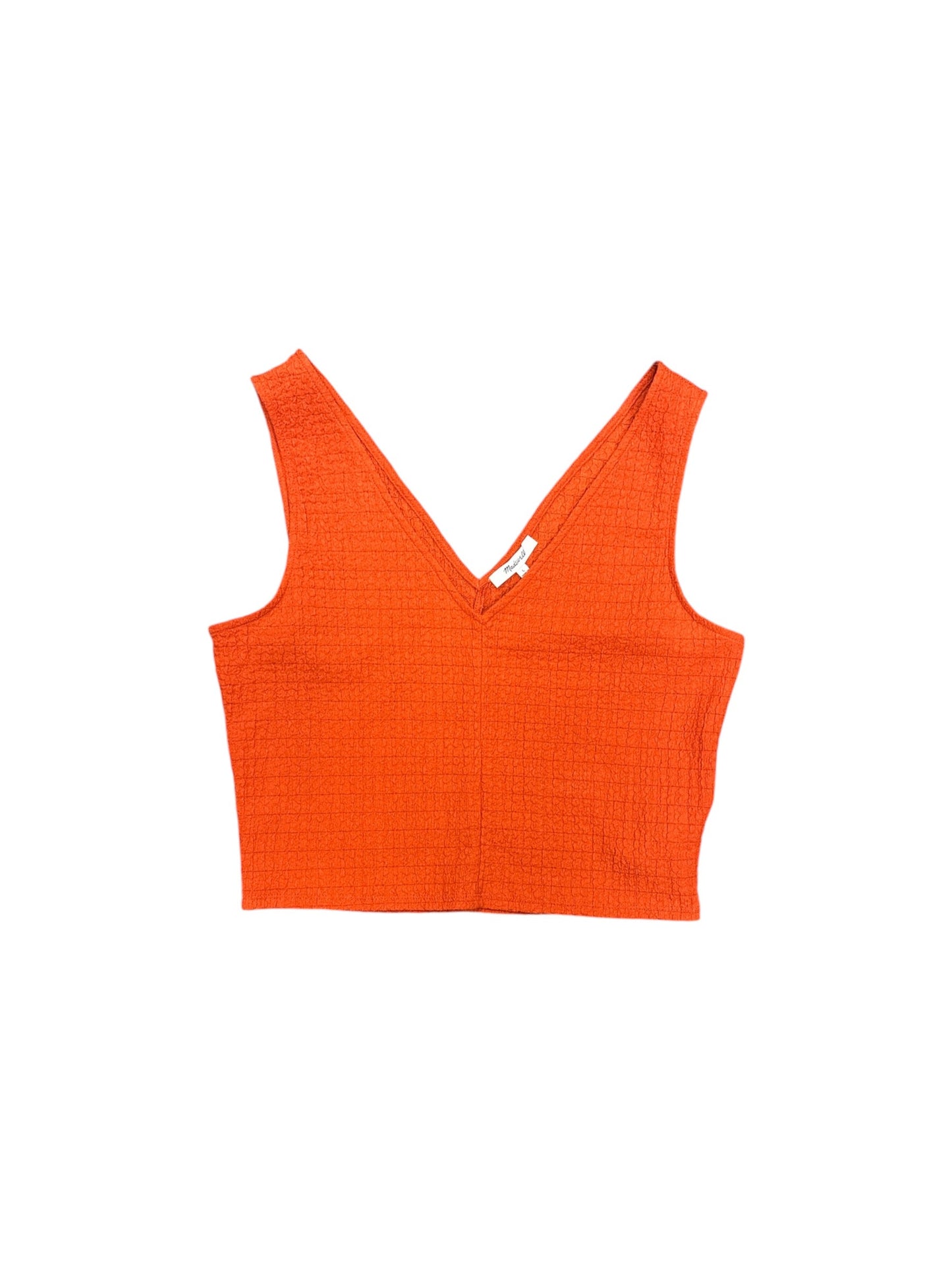 Tank Top By Madewell In Orange, Size: L