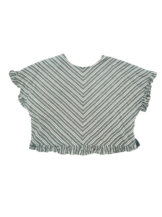 Grey & White Top Short Sleeve A New Day, Size M