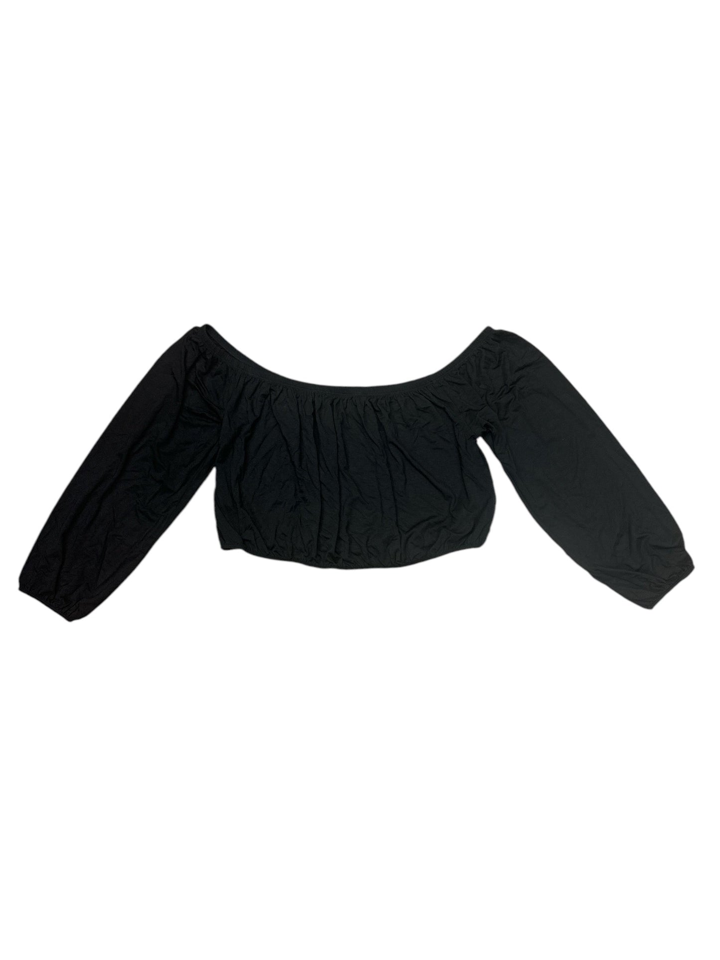 Top Long Sleeve By Torrid In Black, Size: 1x