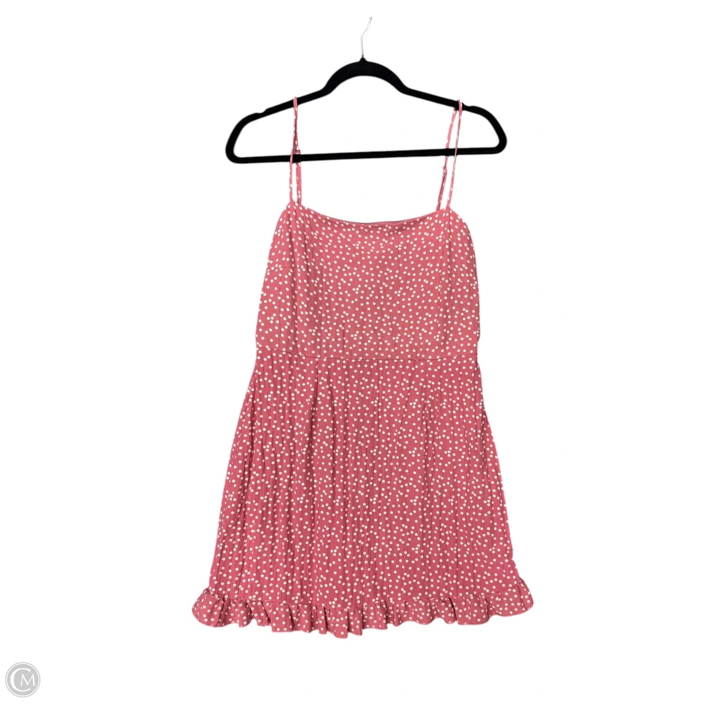 Dress Casual Short By Blue Rain In Pink & White, Size: 10