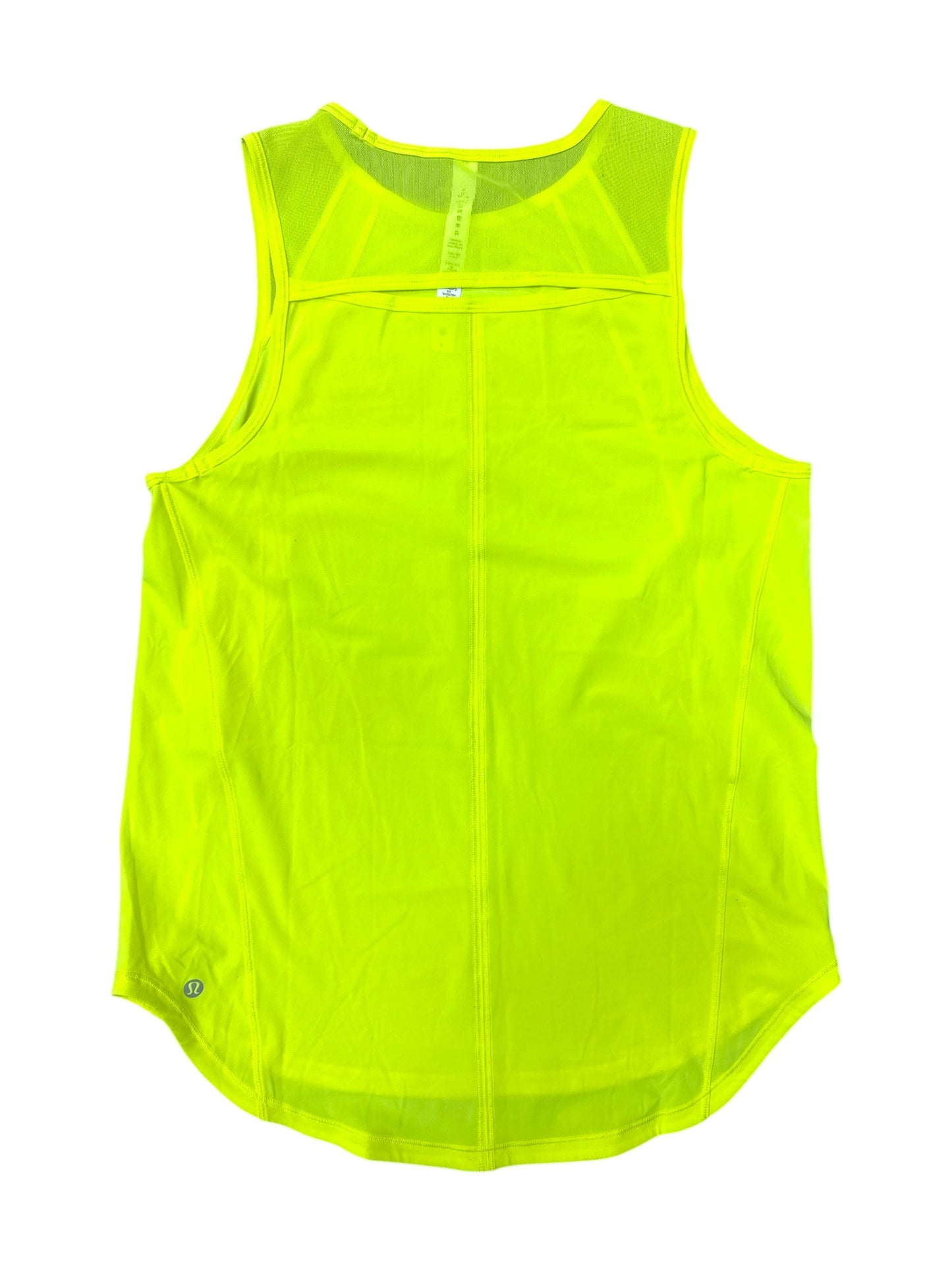 Athletic Tank Top By Lululemon In Yellow, Size: 8