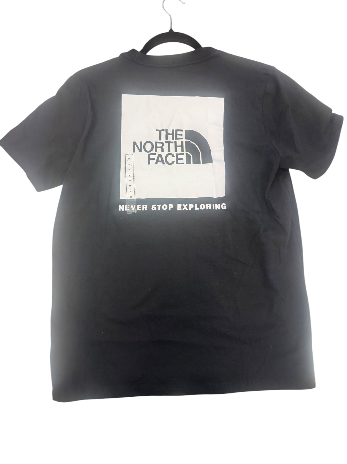 Athletic Top Short Sleeve By The North Face In Black, Size: M