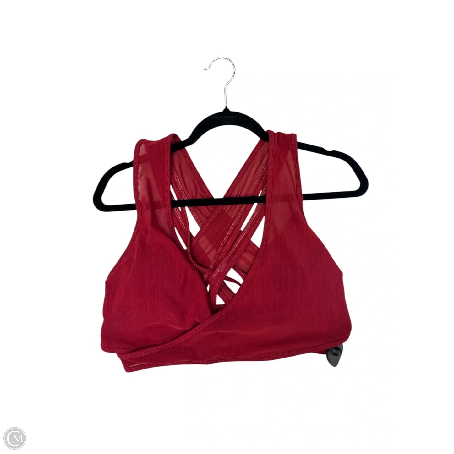 Athletic Bra By Fabletics In Red, Size: L