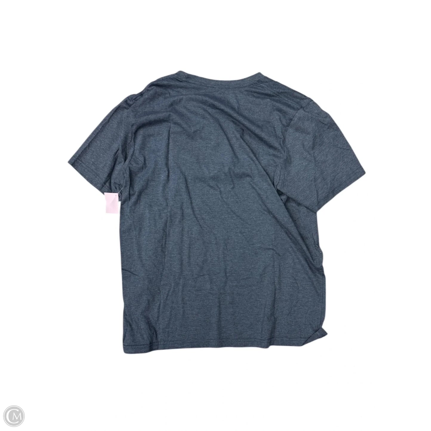 Top Short Sleeve By Bella + Canvas In Blue, Size: 2