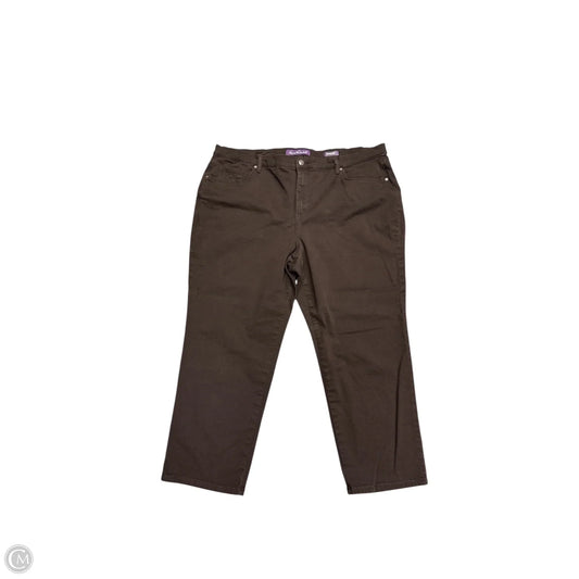 Pants Other By Gloria Vanderbilt In Brown, Size: 24