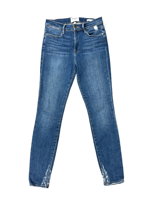 Blue Denim Jeans Skinny Frame, Size 6