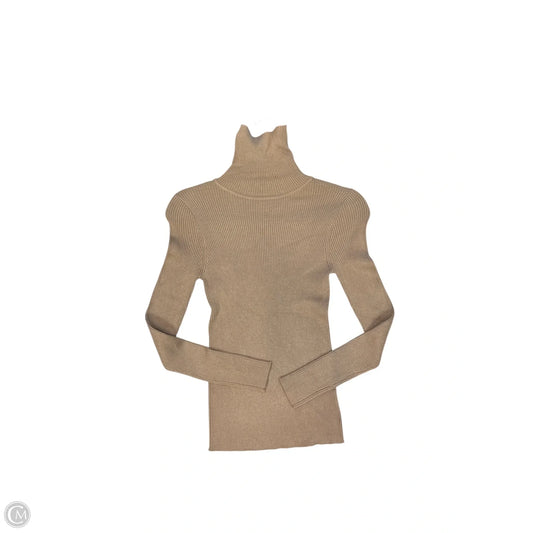 Top Long Sleeve By Fashion Nova In Tan, Size: L