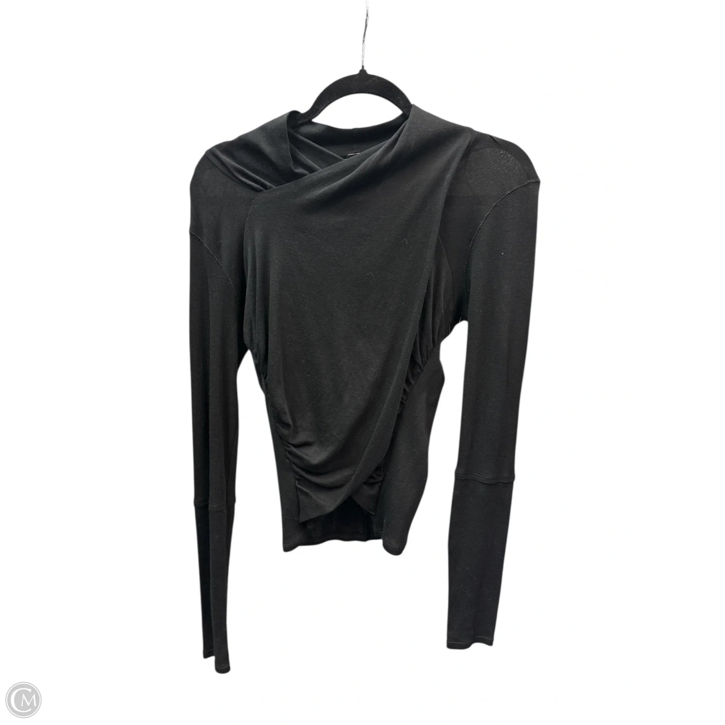 Top Long Sleeve By Free People In Black, Size: S