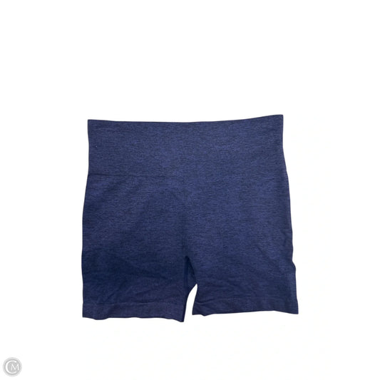 Athletic Shorts By Zyia In Blue, Size: L