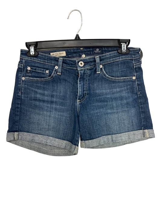 Blue Denim Shorts Ag Jeans, Size 8