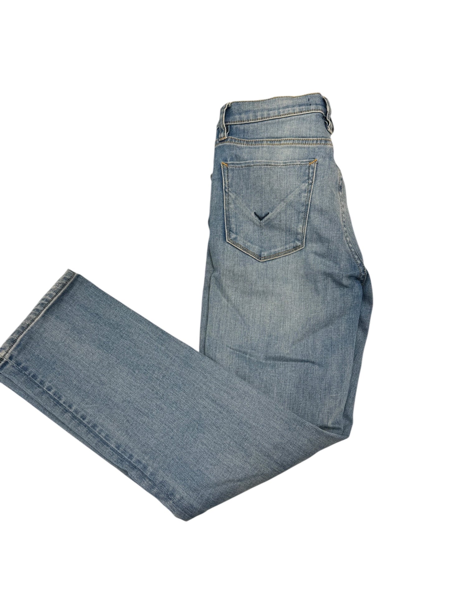 Jeans Straight By Hudson In Blue Denim, Size: 4