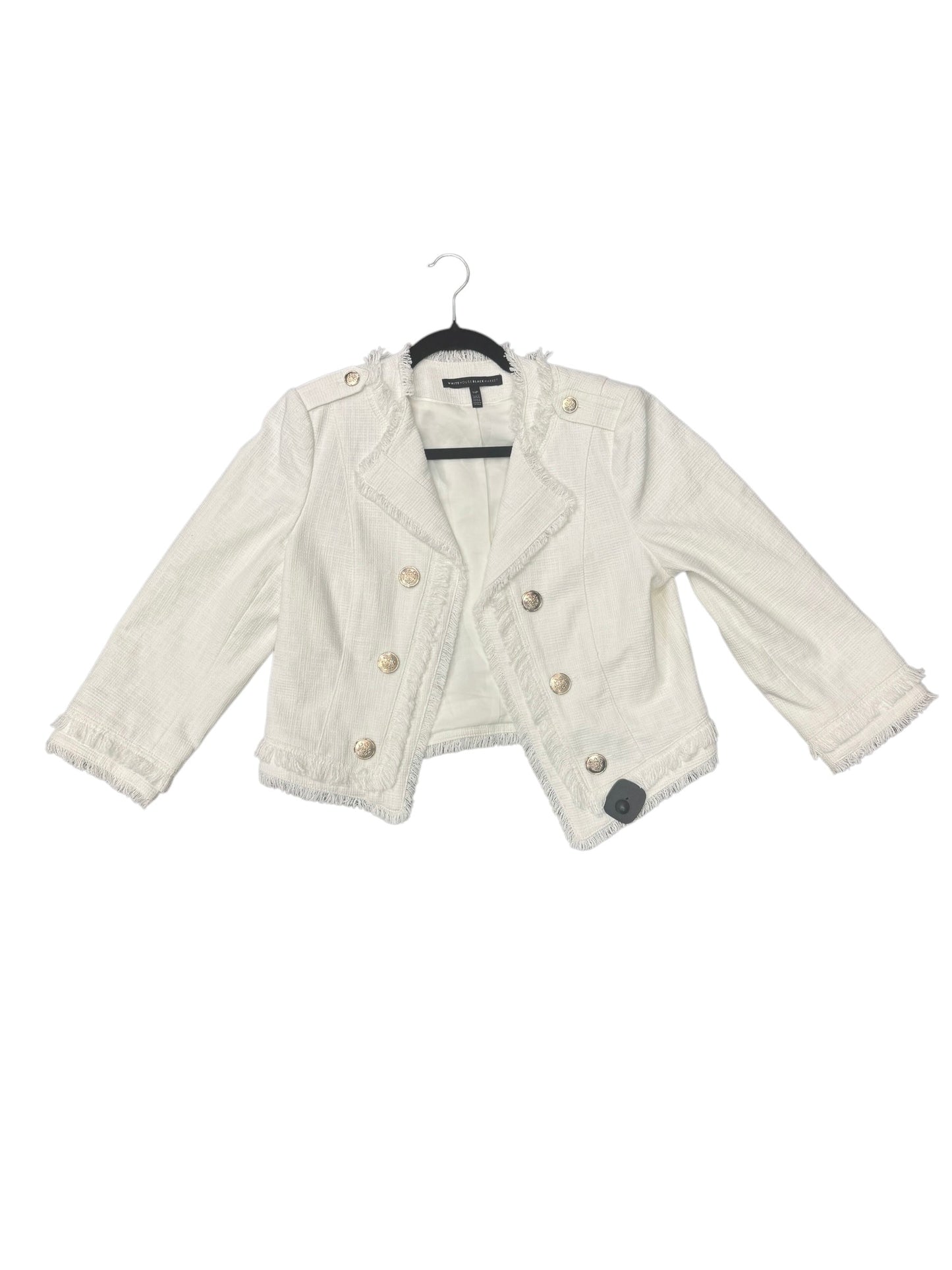 Jacket Other By White House Black Market In White, Size: Xlp