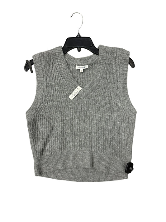 Vest Sweater By Madewell In Grey, Size: M