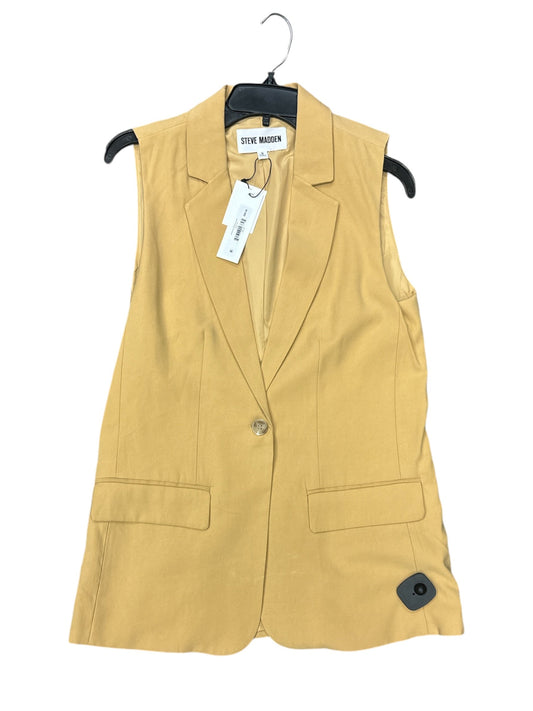 Vest Other By Steve Madden In Yellow, Size: S