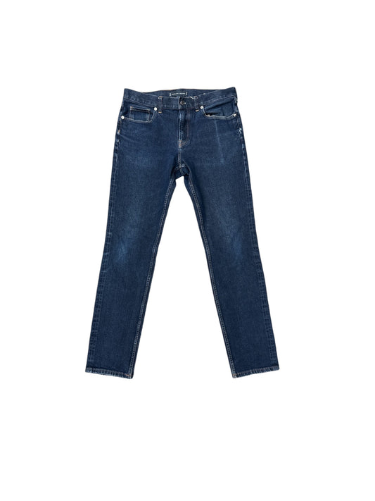 Jeans Straight By Everlane In Blue Denim, Size: 16