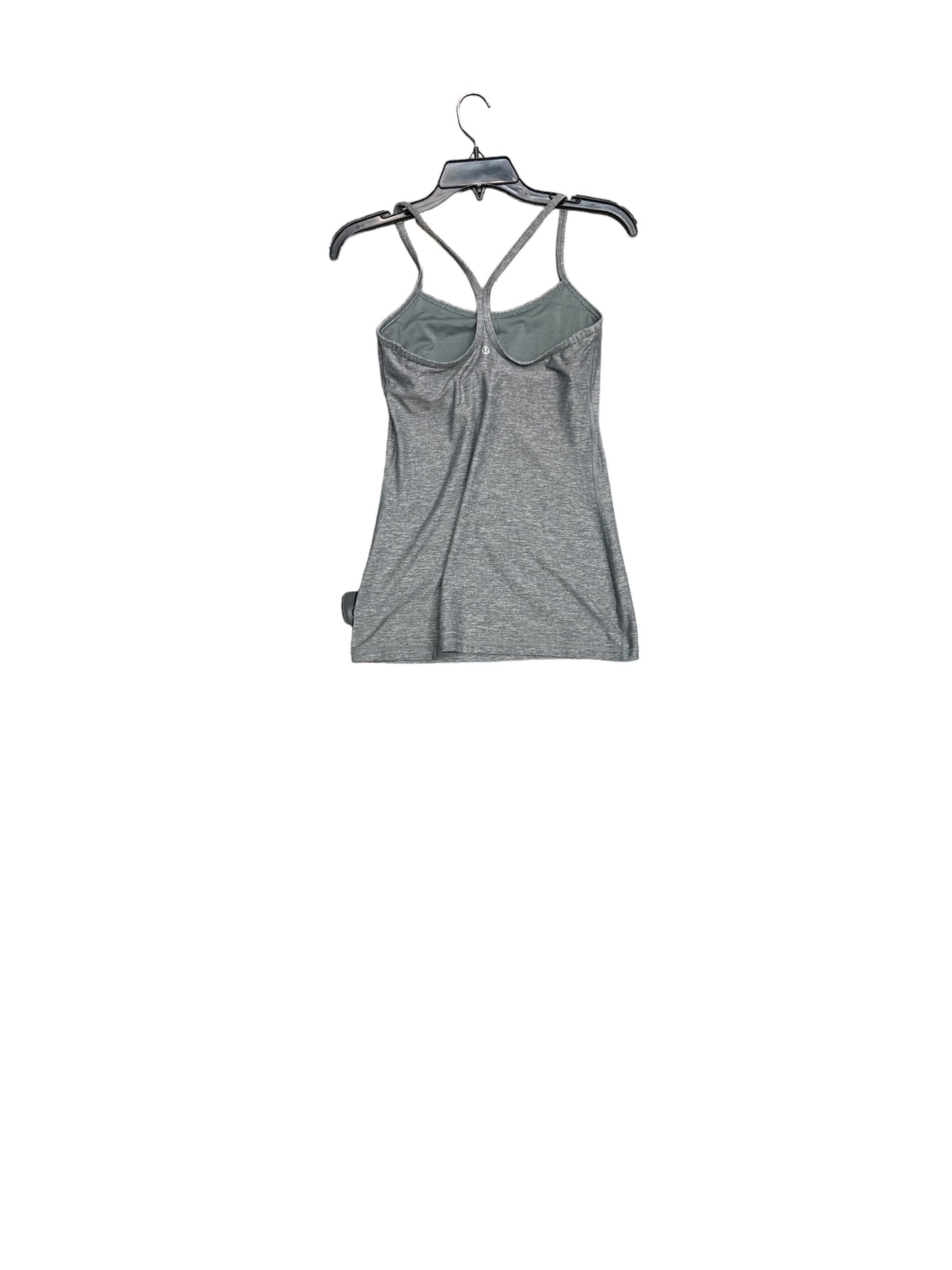 Athletic Tank Top By Lululemon In Grey, Size: M