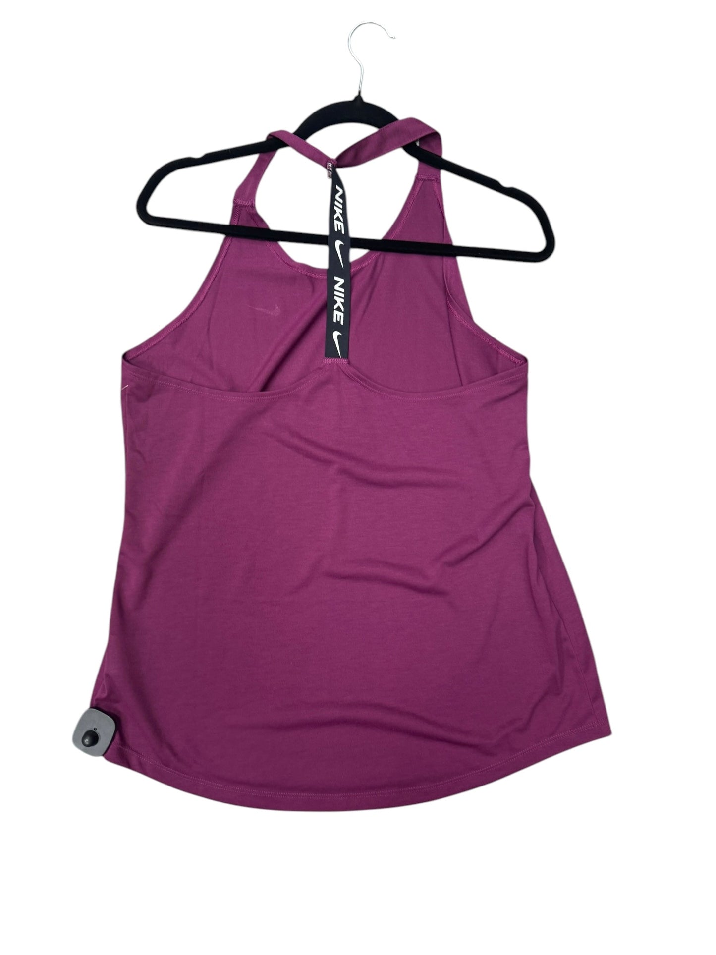 Athletic Tank Top By Nike Apparel In Purple, Size: L