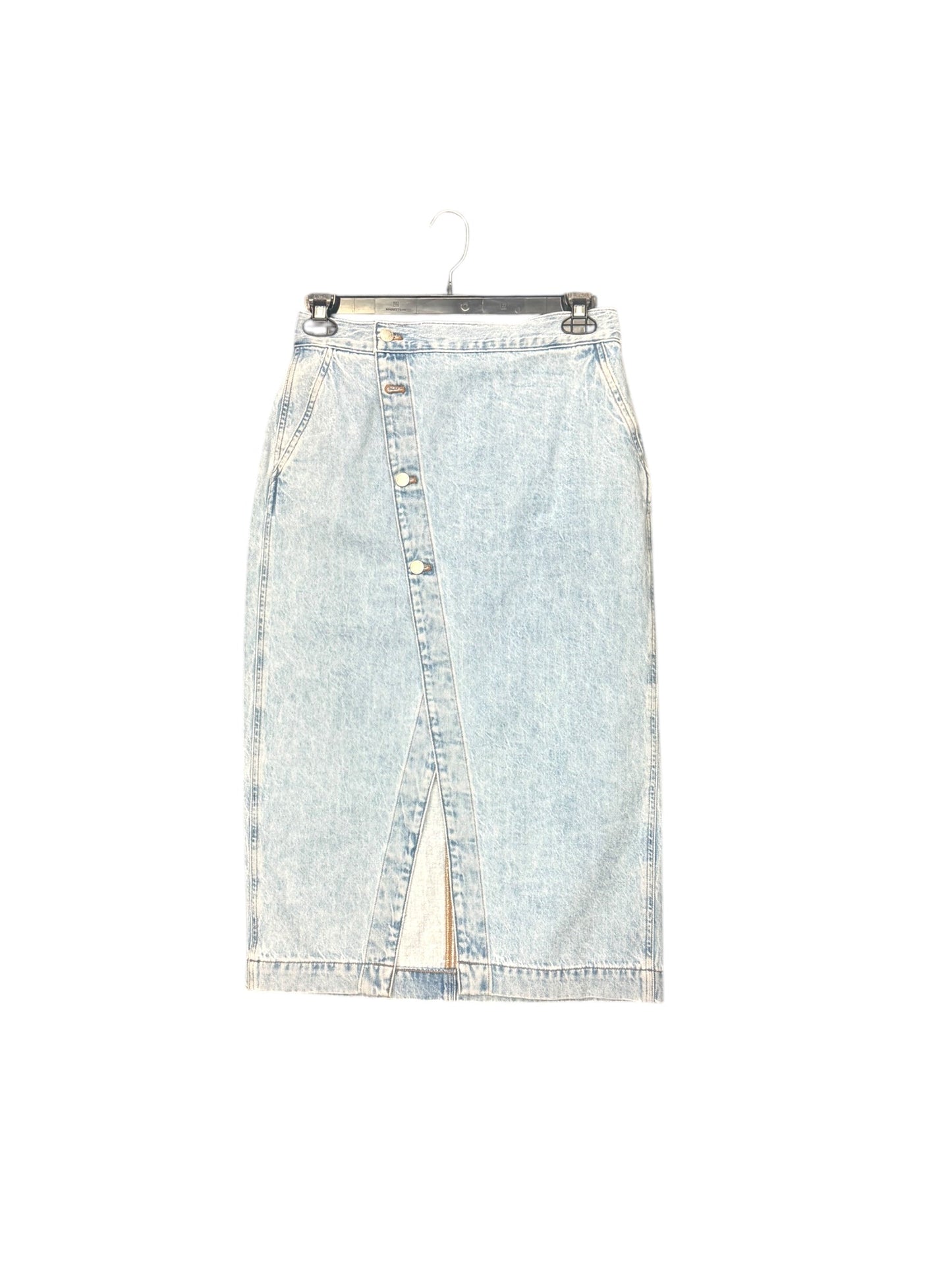 Skirt Maxi By Madewell In Blue Denim, Size: 8