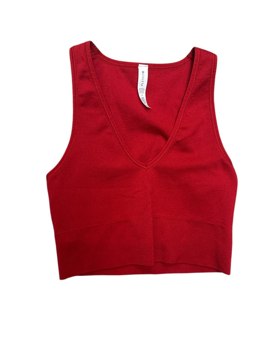 Athletic Bra By Athleta In Red, Size: M