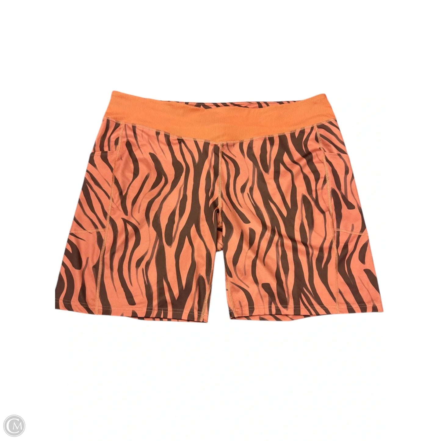 Athletic Shorts By Tek Gear In Animal Print, Size: 3x