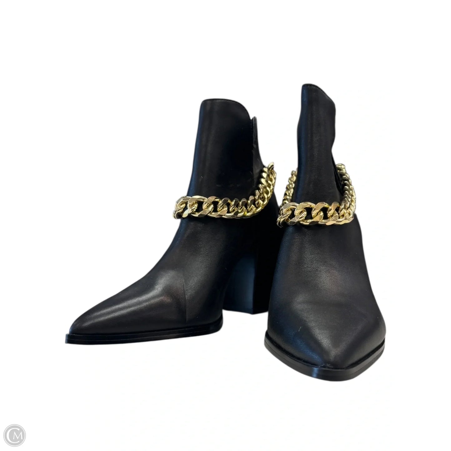 Boots Ankle Heels By Steve Madden In Black, Size: 6