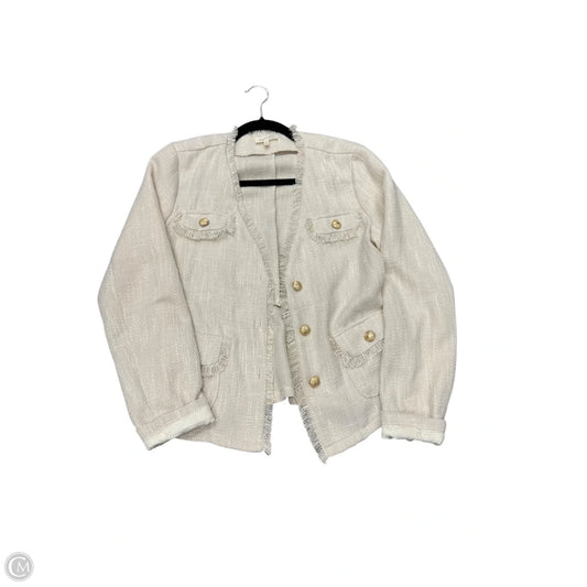Jacket Faux Fur & Sherpa By Mystree In Beige, Size: S