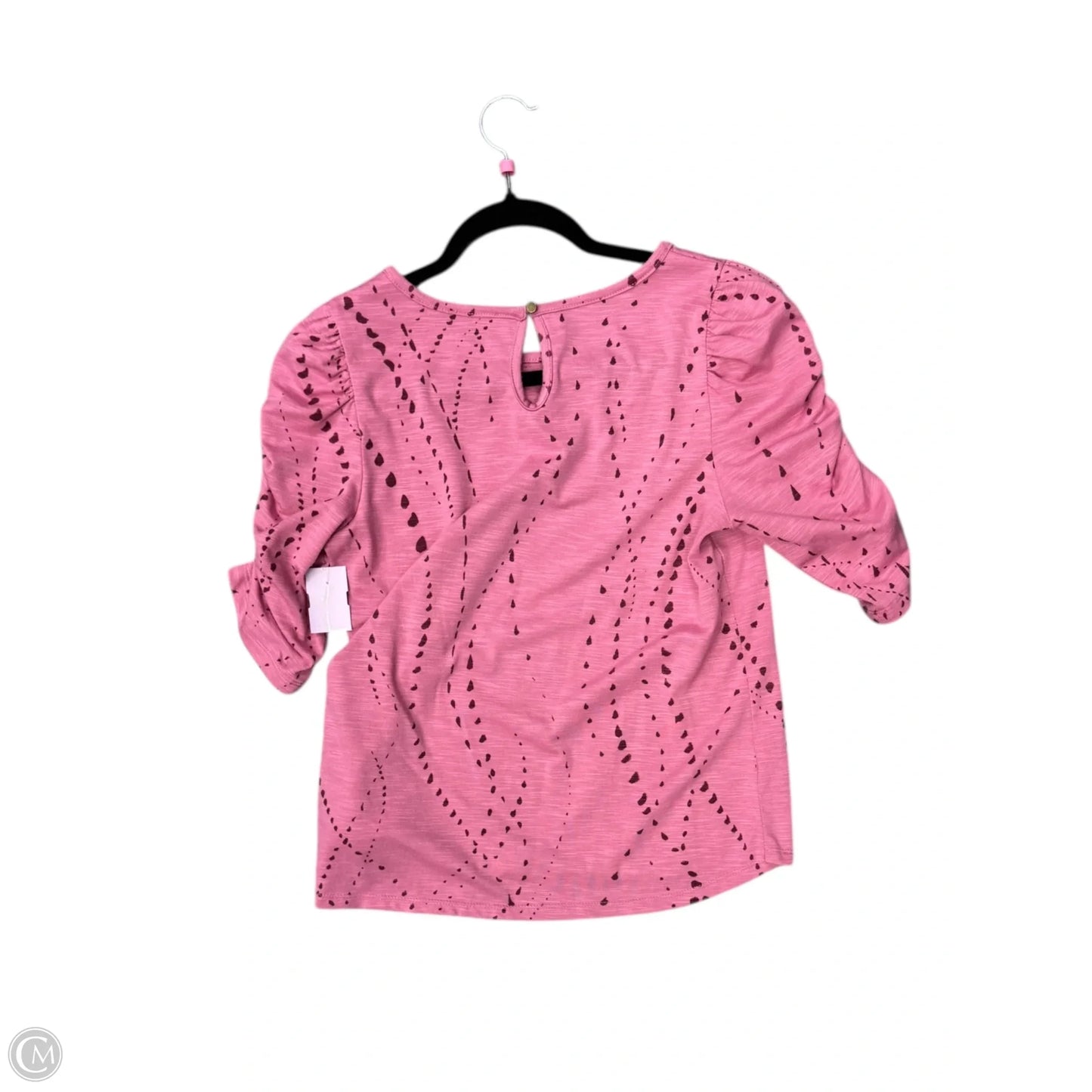 Top Short Sleeve By Democracy In Pink, Size: Xs