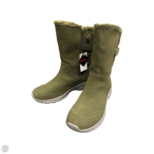 Boots Snow By Lands End In Green, Size: 8
