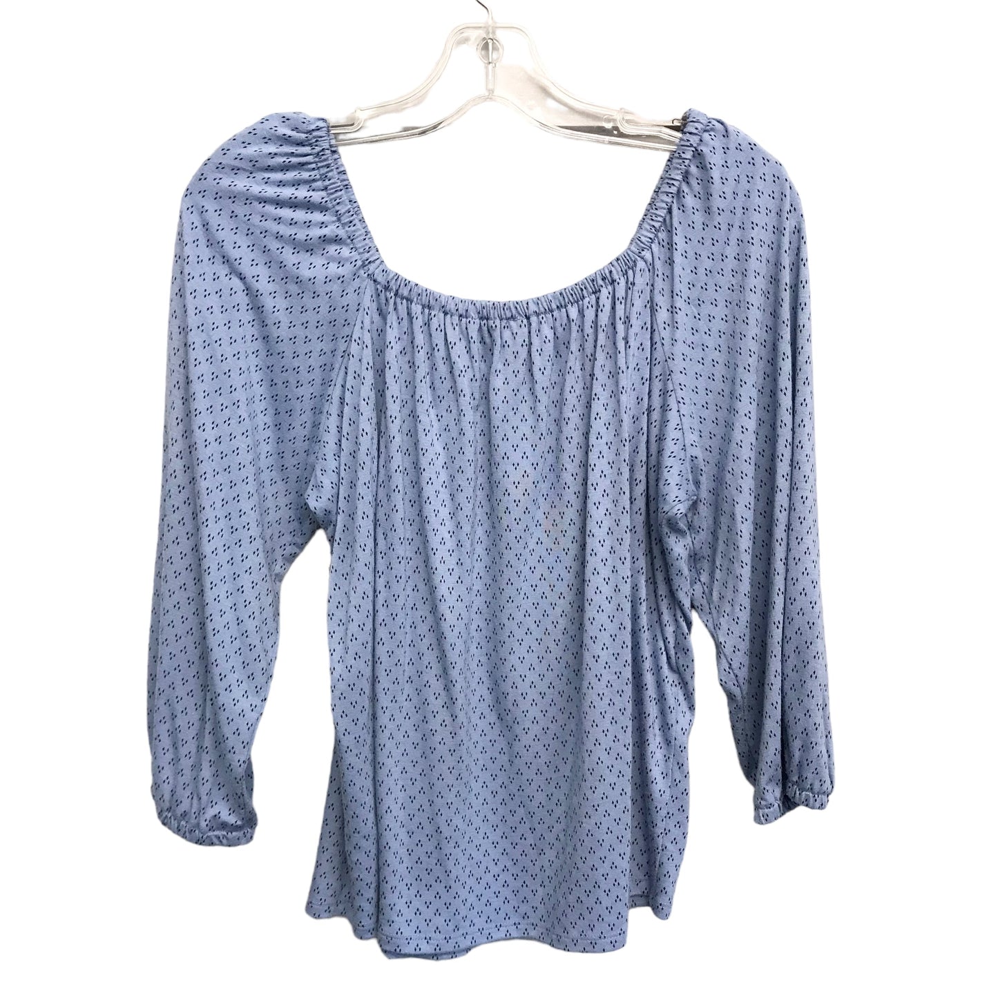 BLUE TOP LS by ANA Size:S