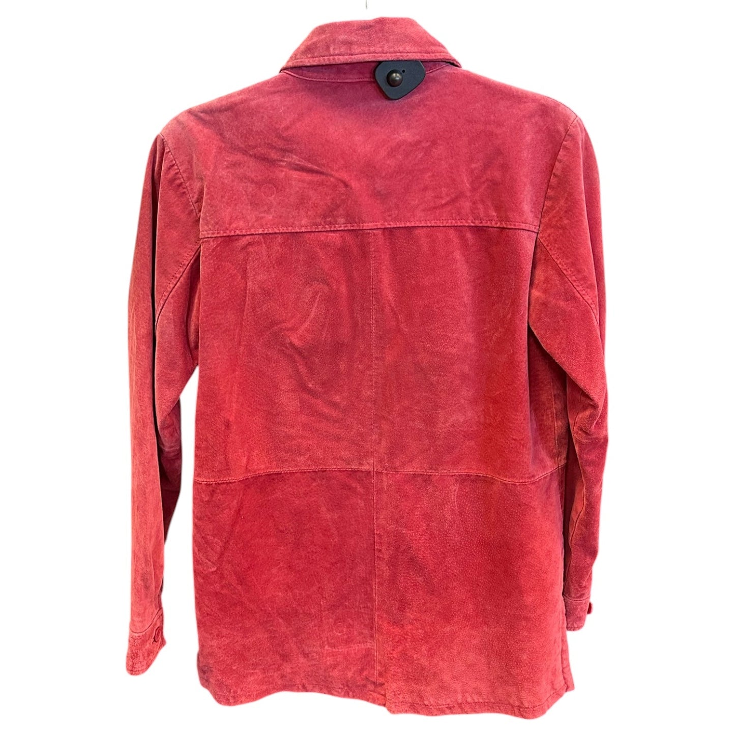 Jacket Leather By Clothes Mentor In Red, Size:Xs