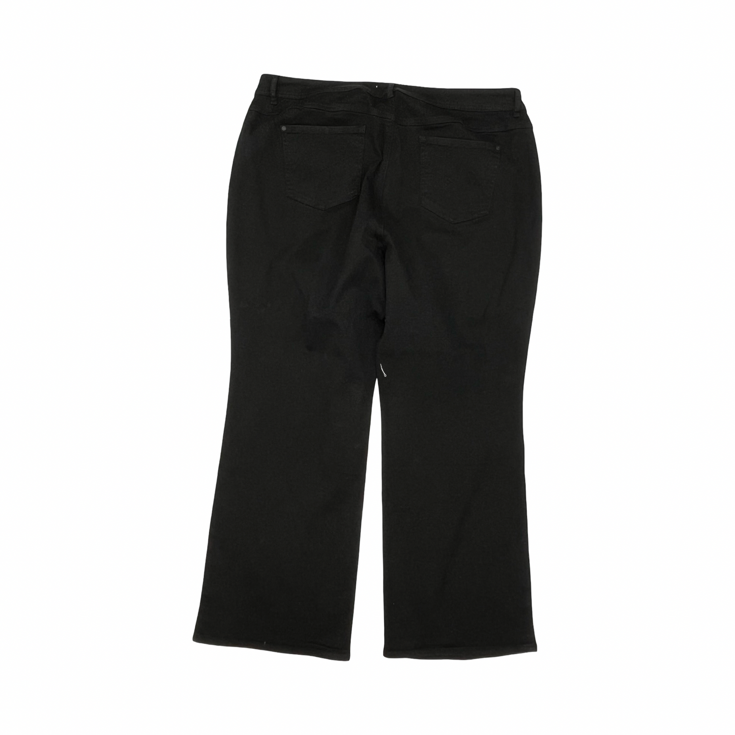 Jeans Flared By Cato In Black, Size:22