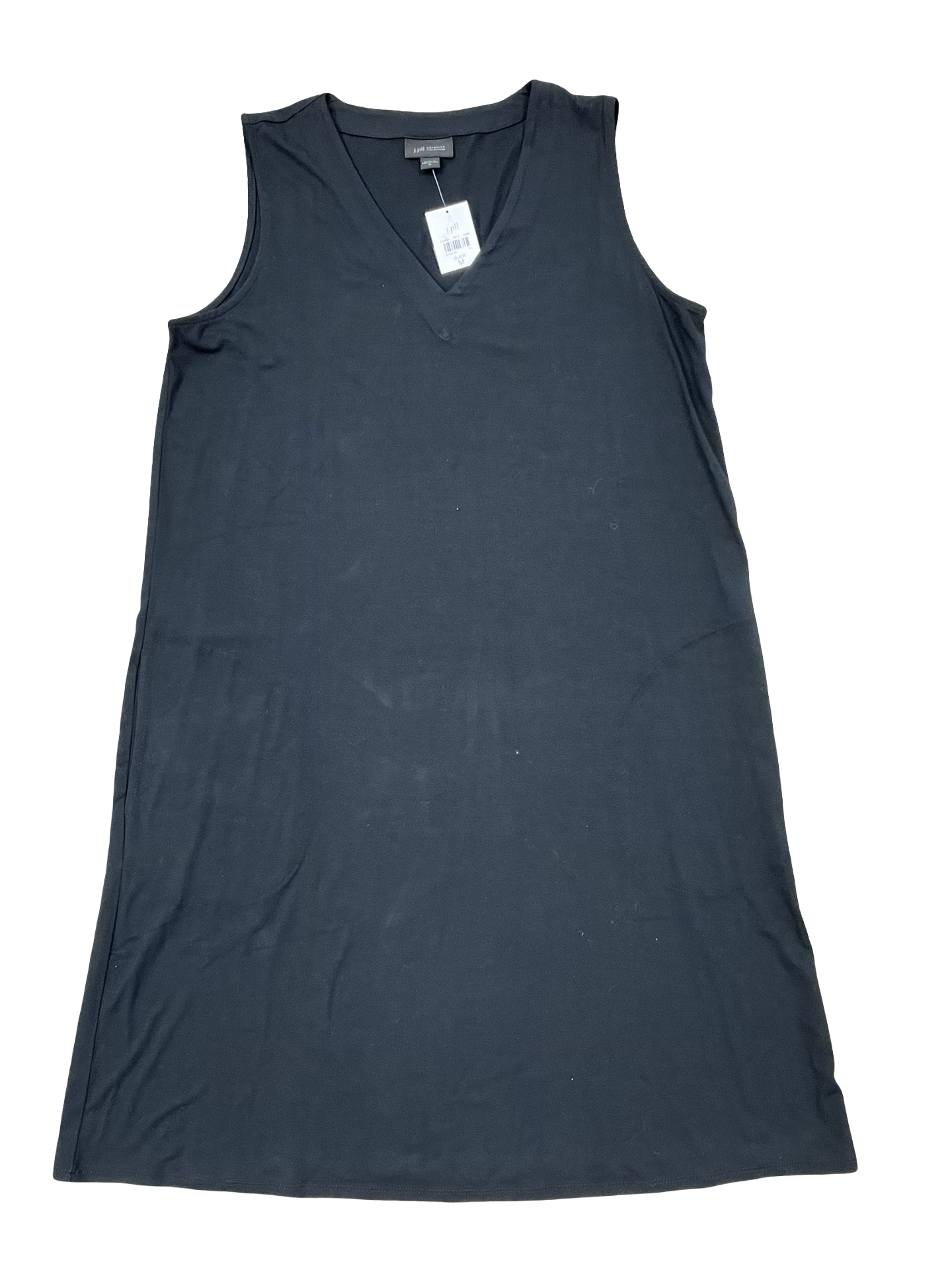 Dress Casual Midi By J. Jill In Black, Size:M