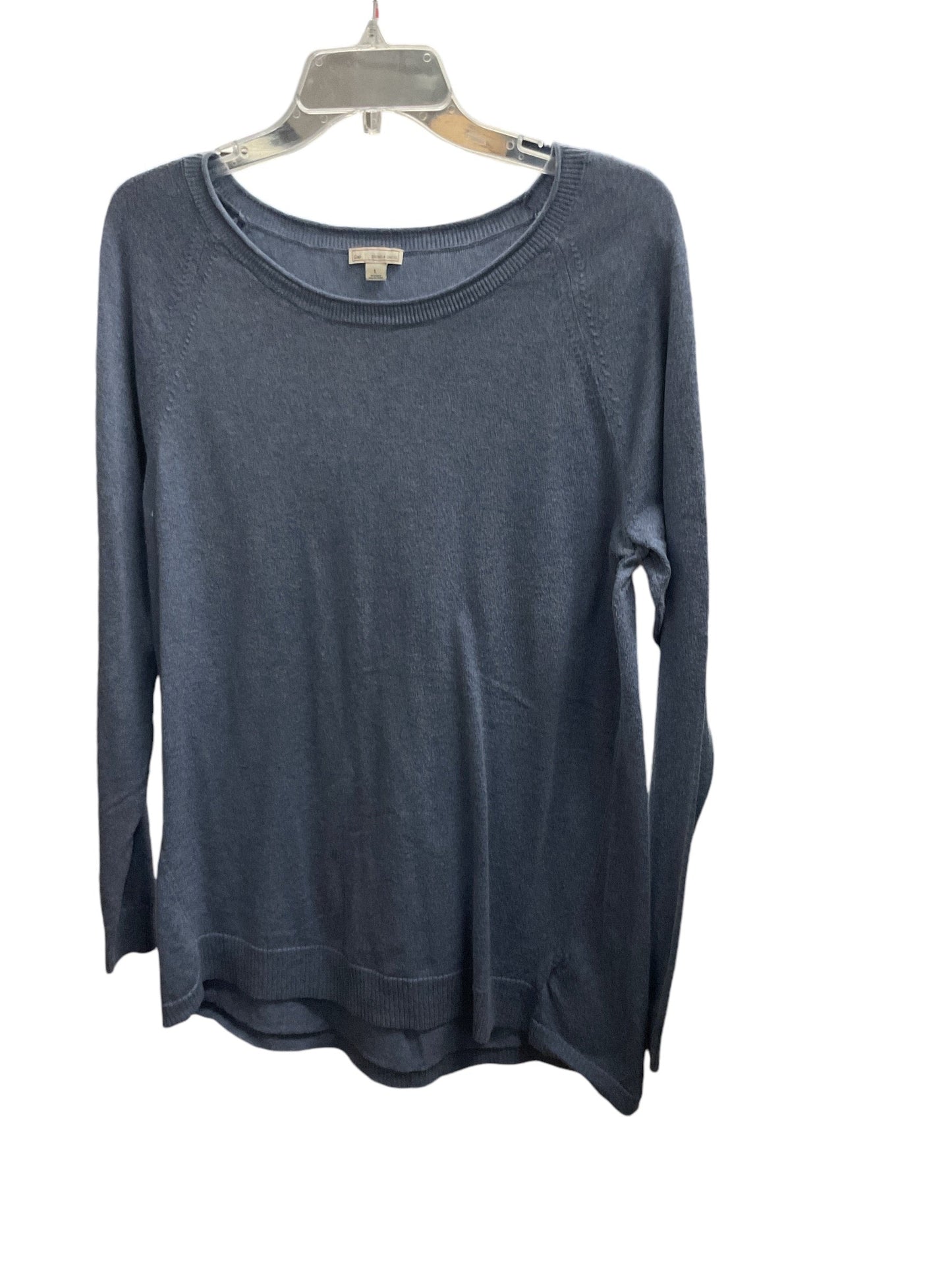 Sweater By Gap In Blue, Size: L