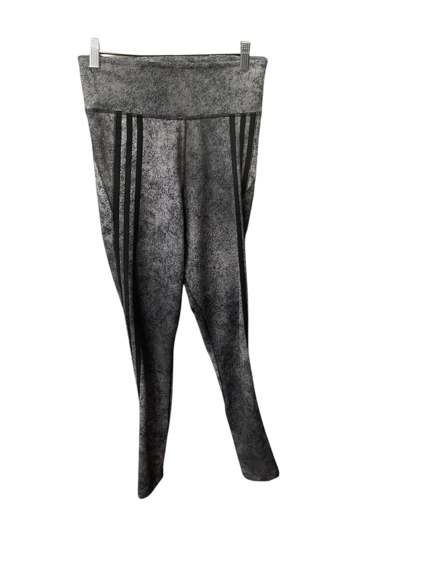 Athletic Leggings By Adidas In Charcoal, Size: S