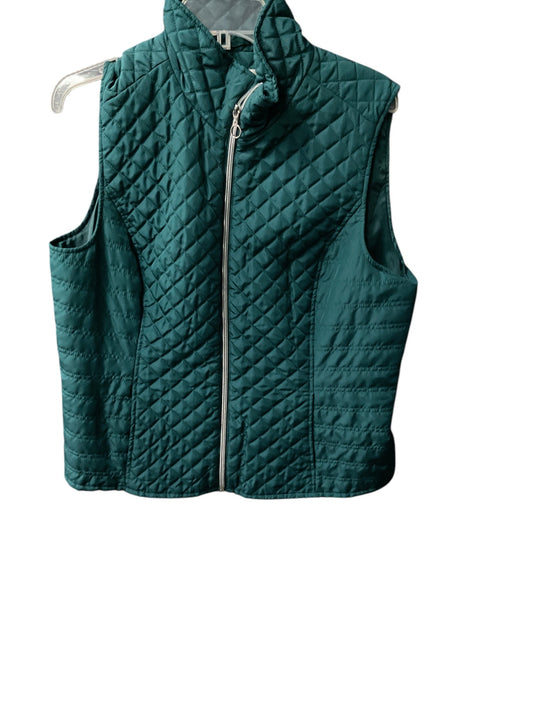 Vest Puffer & Quilted By Christopher And Banks In Teal, Size: L