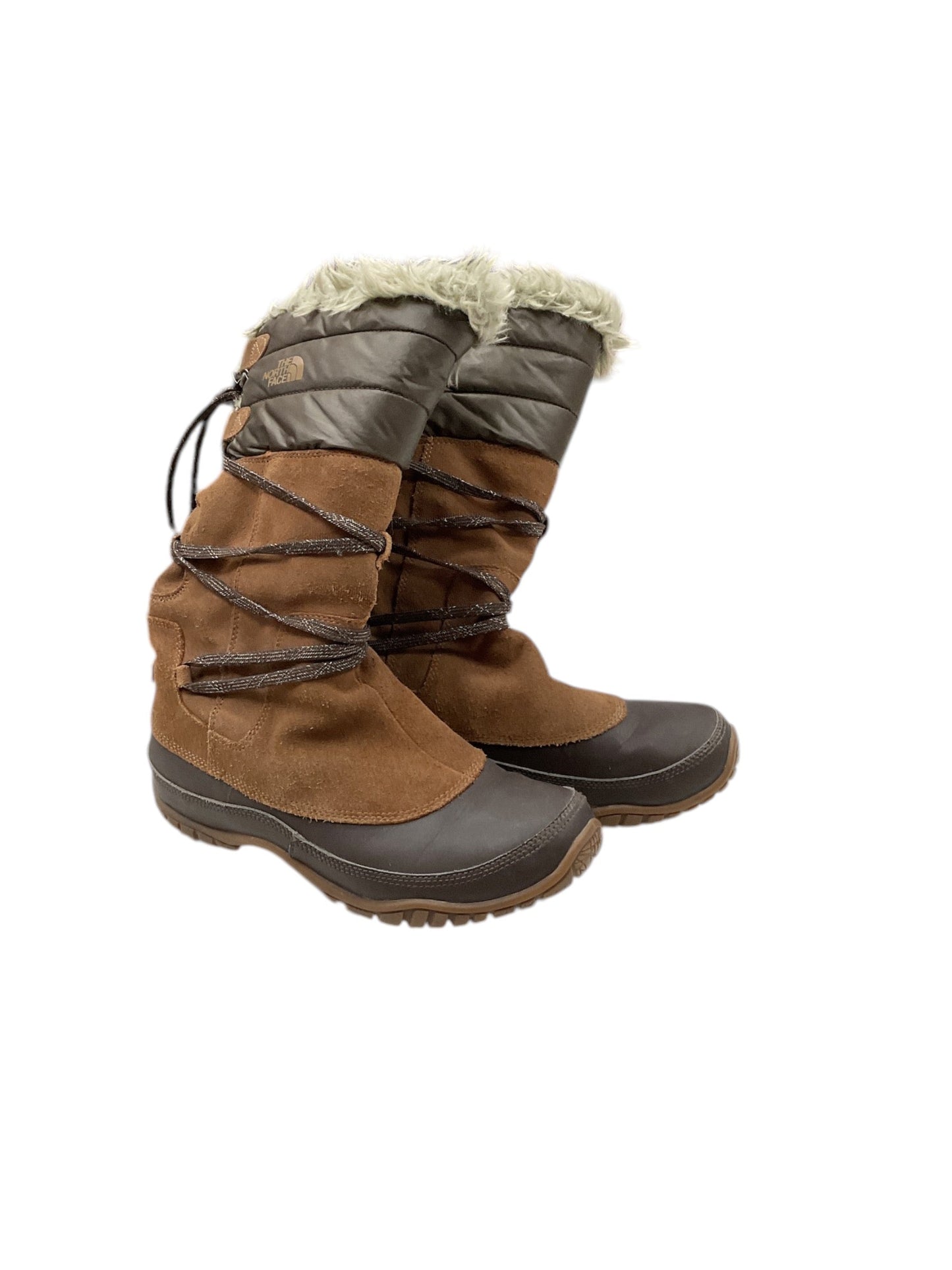 Boots Snow By North Face In Brown, Size: 7