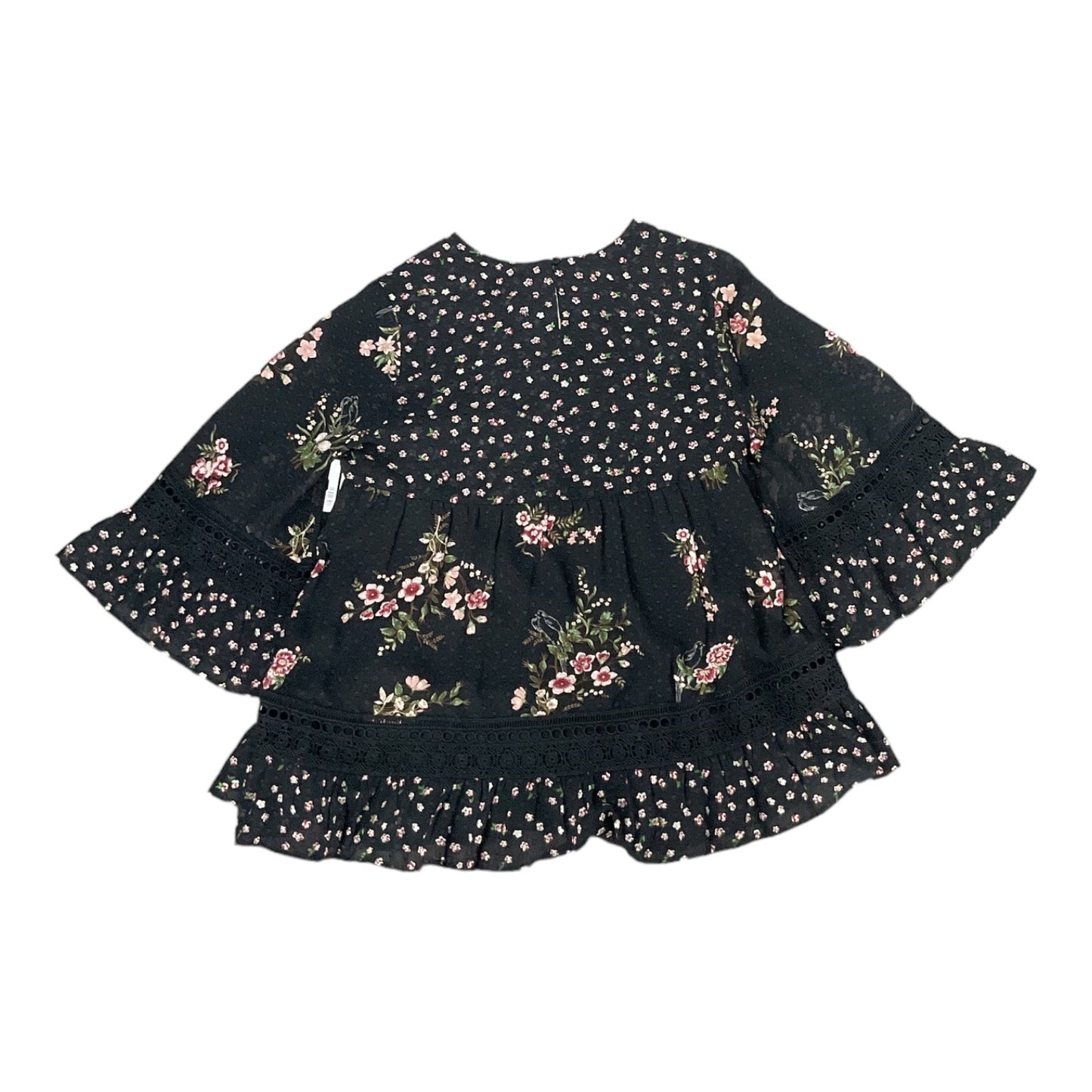 Top Long Sleeve By Maeve In Floral Print, Size: L