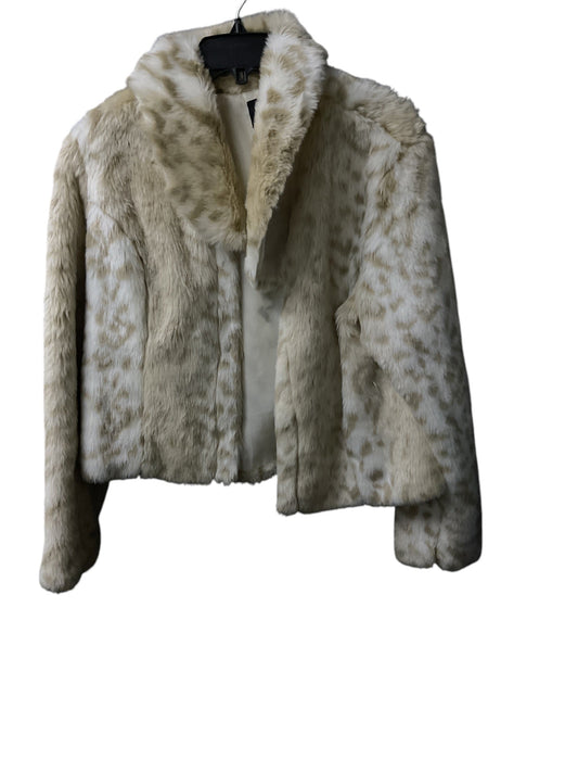 Jacket Faux Fur & Sherpa By Relativity In Animal Print, Size: Xl