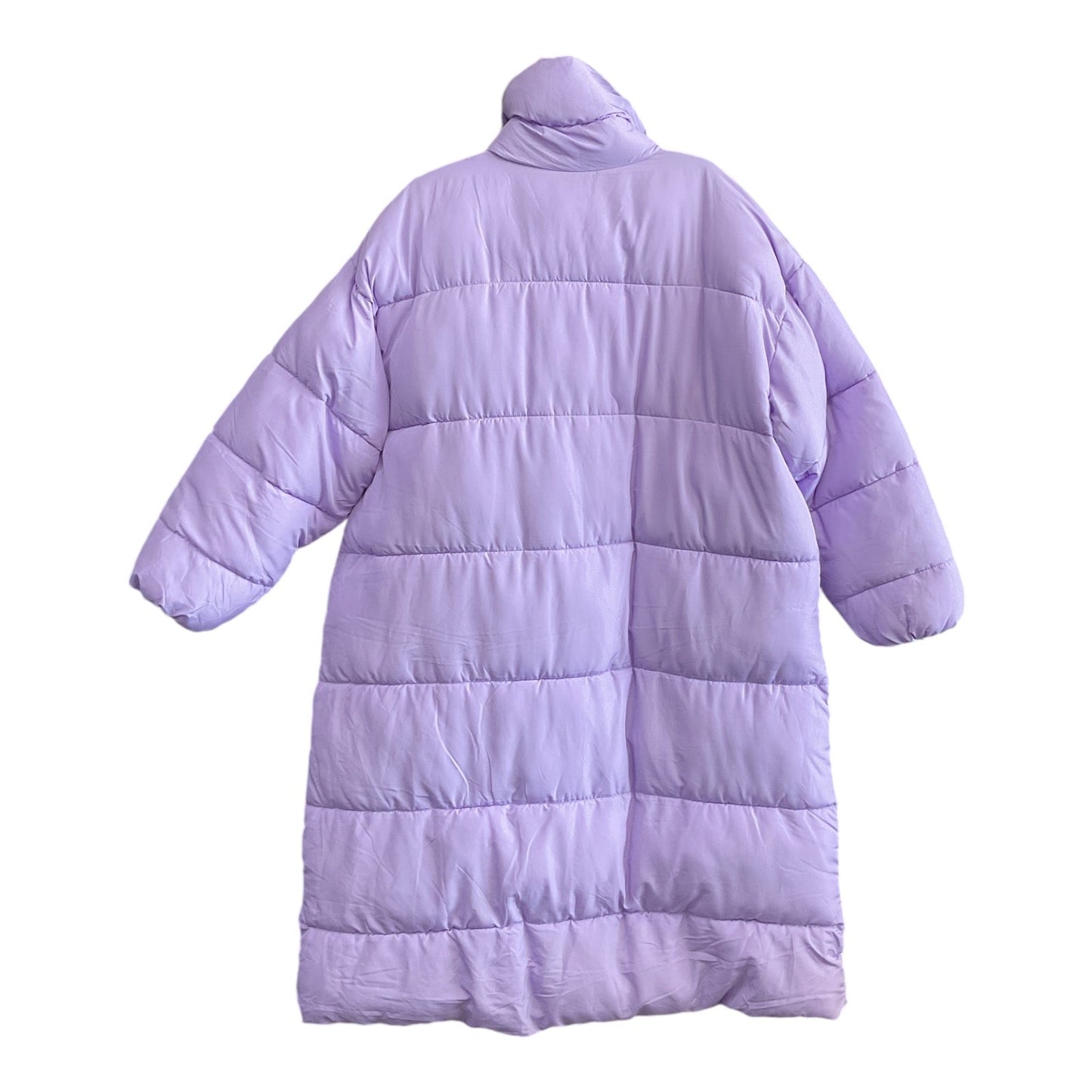 Coat Puffer & Quilted By Fashion Nova In Purple, Size: 1x