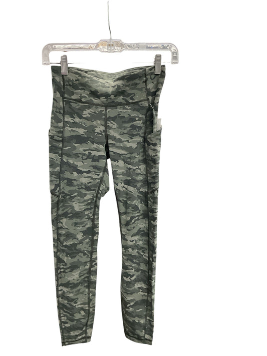 Athletic Leggings By Lululemon In Camouflage Print, Size: 4