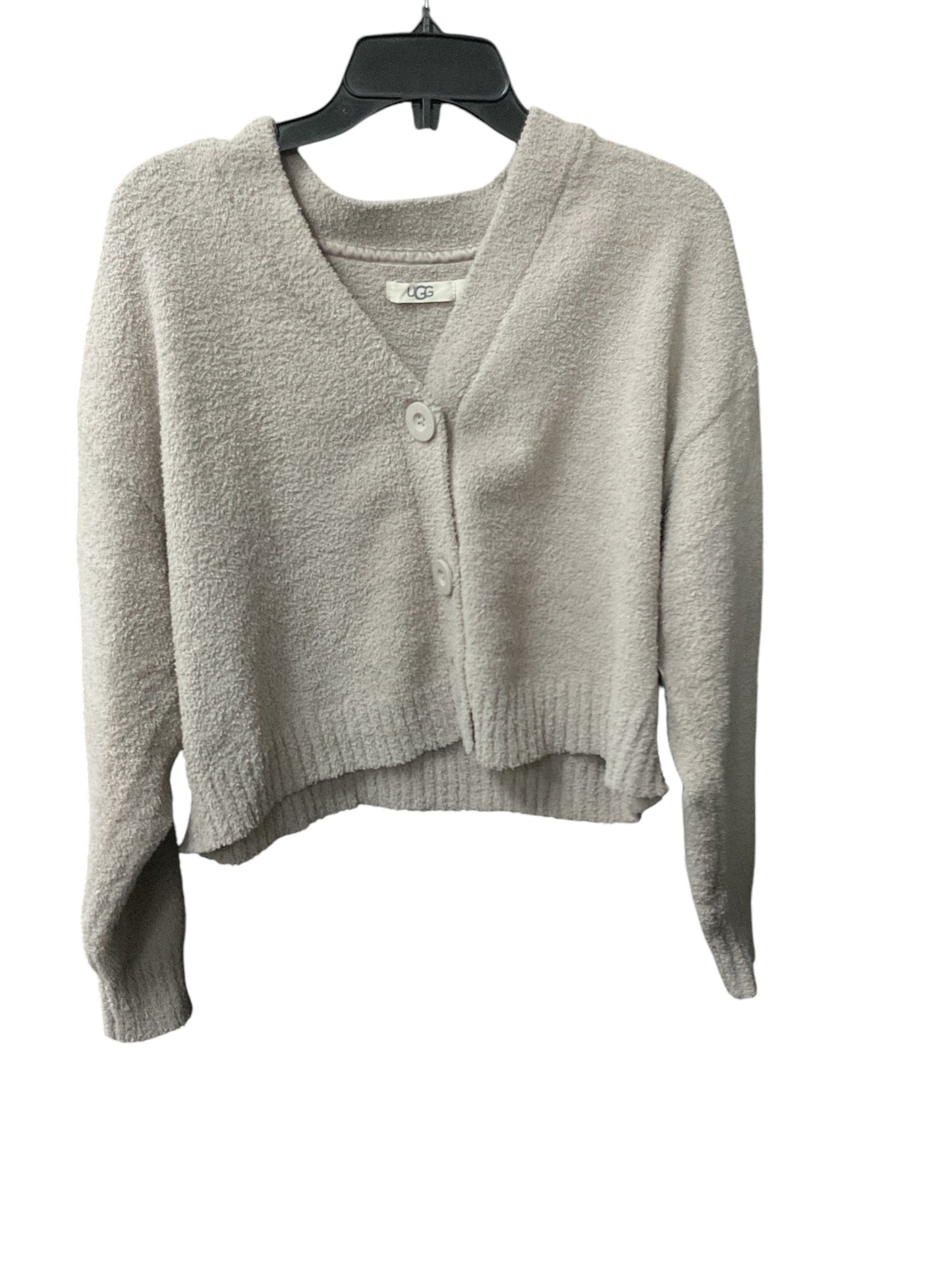 Sweater Cardigan By Ugg In Beige, Size: M