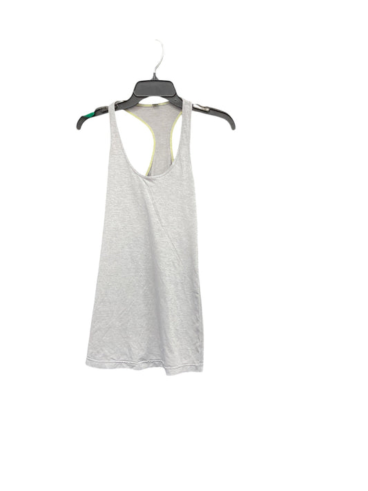 Athletic Tank Top By Lululemon In Grey, Size: 6