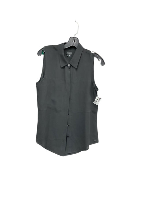 Top Sleeveless By Theory In Black, Size: L