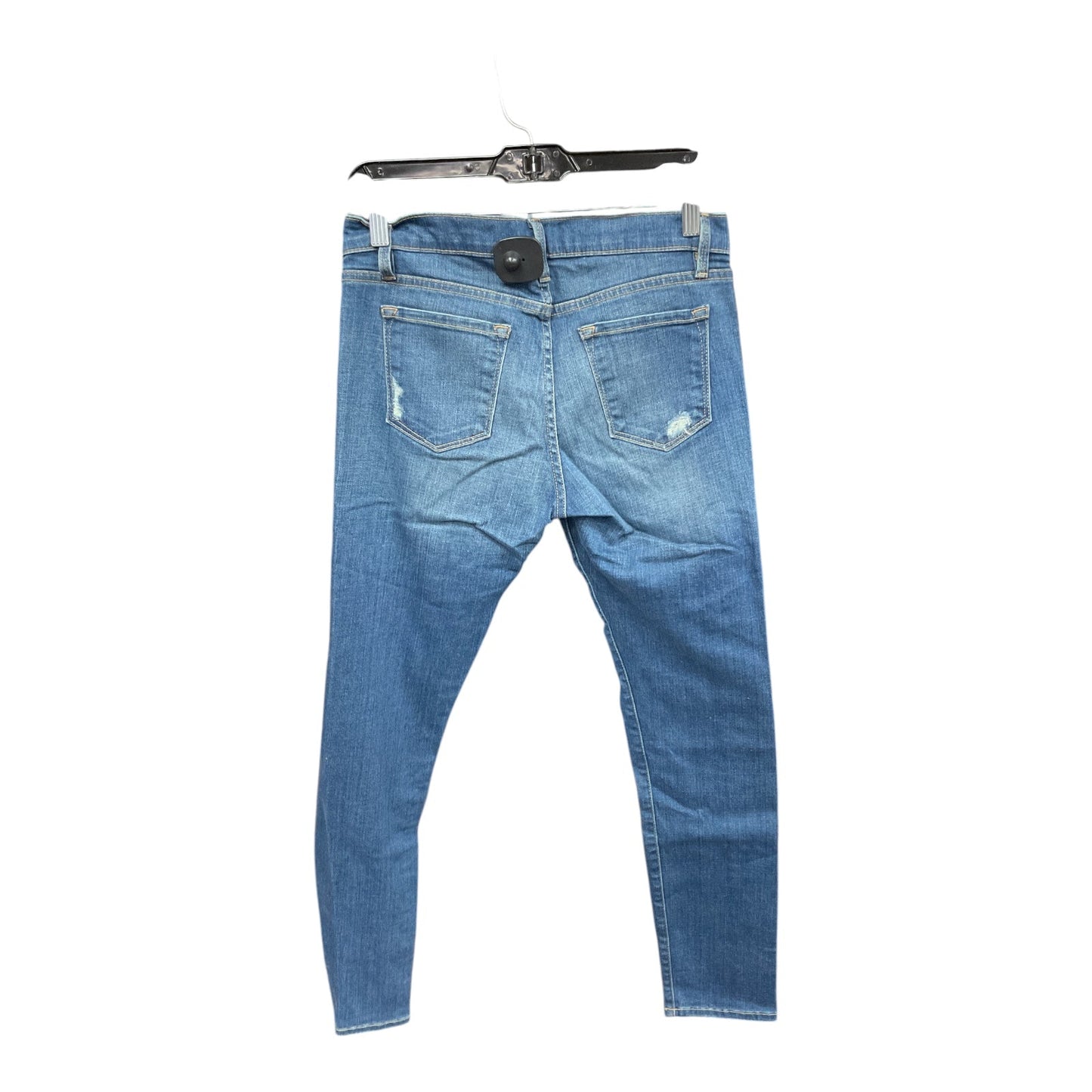 Jeans Skinny By Frame In Blue Denim, Size: 0